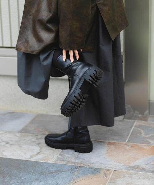 RODE SKO（ロデスコ）の「5cmストレッチブーツ（ブーツ・レディース・ブラック/シルバー系その他・36/37/38/39）」の3枚目の写真