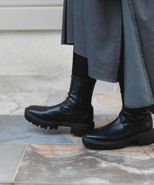 RODE SKO（ロデスコ）の「5cmストレッチブーツ（ブーツ・レディース・ブラック/シルバー系その他・36/37/38/39）」の6枚目の写真