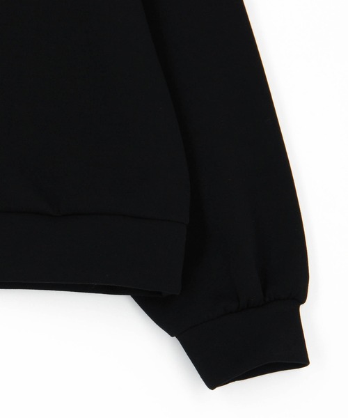 NICOLE CLUB(ニコル クラブ)の「フロントシシュウハーフジップ(Tシャツ/カットソー・レディース・ネイビー/ブラック/オフホワイト・FREE)」の9枚目の写真