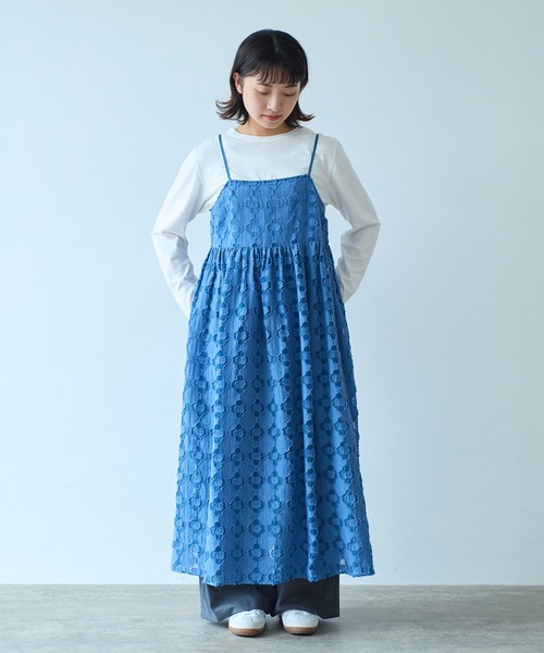 bulle de savon（ビュルデサボン）の「fence ジャガード キャミ