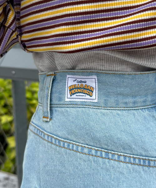 HELLO.SANFRANCISCO（ハローサンフランシスコ）の「【HELLO.SANFRANCISCO/ハローサンフランシスコ】フラワーカットアウトデニムパンツ（デニムパンツ・レディース・サックスブルー/ブルー・MEDIUM/SMALL/X-SMALL）」の15枚目の写真