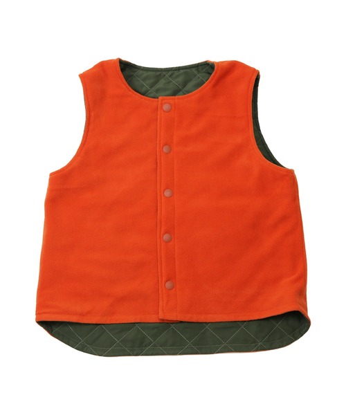 DILASH（ディラッシュ）の「キルティングリバーシブルベスト（ベスト・キッズ・ネイビー/ブラック/カーキ・90/100/110/120/130/140/80）」の8枚目の写真