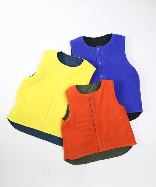 DILASH（ディラッシュ）の「キルティングリバーシブルベスト（ベスト・キッズ・ネイビー/ブラック/カーキ・90/100/110/120/130/140/80）」の13枚目の写真