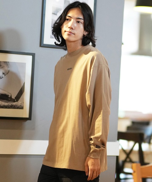 NEW ERA(ニューエラ)の「NEW ERA/ニューエラ ロンTee/コットンTee オーバーサイズ バックプリント 14324695/14324696/14324697(Tシャツ/カットソー・メンズ・ホワイト/ブラウン/ブラック・M/L/XL/2XL)」の16枚目の写真