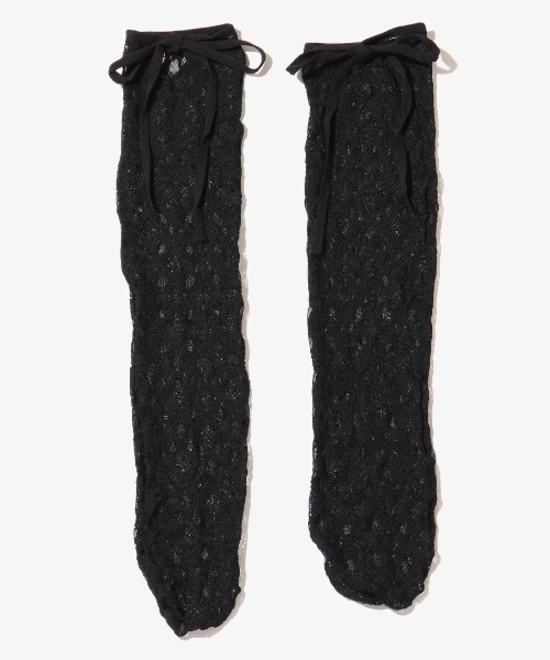 atmos pink(アトモスピンク)の「atmos pink Lace Socks / アトモス ピンク レース ソックス(ソックス/靴下・レディース・ブラック/グレー・FREE)」の8枚目の写真