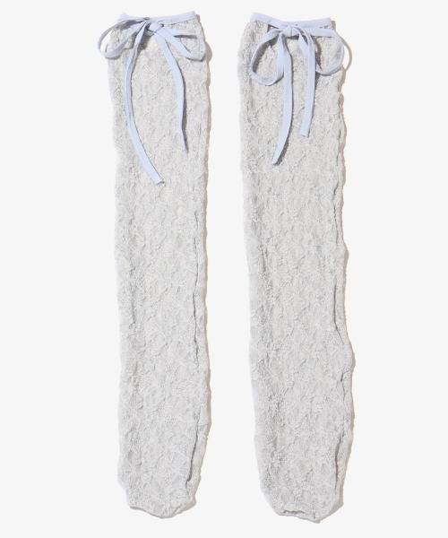 atmos pink(アトモスピンク)の「atmos pink Lace Socks / アトモス ピンク レース ソックス(ソックス/靴下・レディース・ブラック/グレー・FREE)」の4枚目の写真