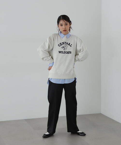 N.（N. Natural Beauty Basic）（エヌエヌナチュラルビューティーベーシック）の「◆センタープレスツイルストレートパンツ（その他パンツ・レディース・ブラック/ベージュ・SMALL/MEDIUM）」の10枚目の写真