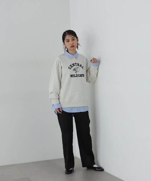 N.（N. Natural Beauty Basic）（エヌエヌナチュラルビューティーベーシック）の「◆センタープレスツイルストレートパンツ（その他パンツ・レディース・ブラック/ベージュ・SMALL/MEDIUM）」の12枚目の写真