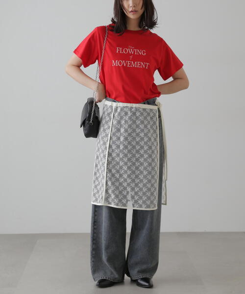 FREE'S MART(フリーズマート)の「ロゴプリントTシャツ(Tシャツ/カットソー・レディース・ブラック/ホワイト/レッド・FREE)」の19枚目の写真