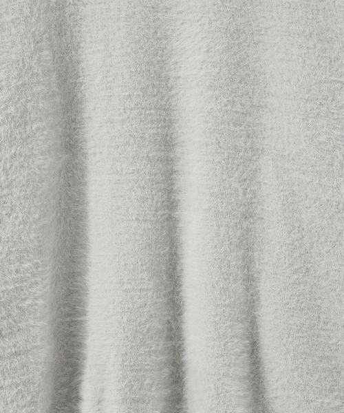 RAGEBLUE(レイジブルー)の「Shaggy knit crew neck pullover/シャギーニットクルーネックプルオーバー(ニット/セーター・メンズ・ライトブルー/ライトグレー/ブラック・LARGE/MEDIUM)」の8枚目の写真