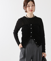 journal standard L'essage | ベロアタッチ ビスチェ(ニット/セーター)