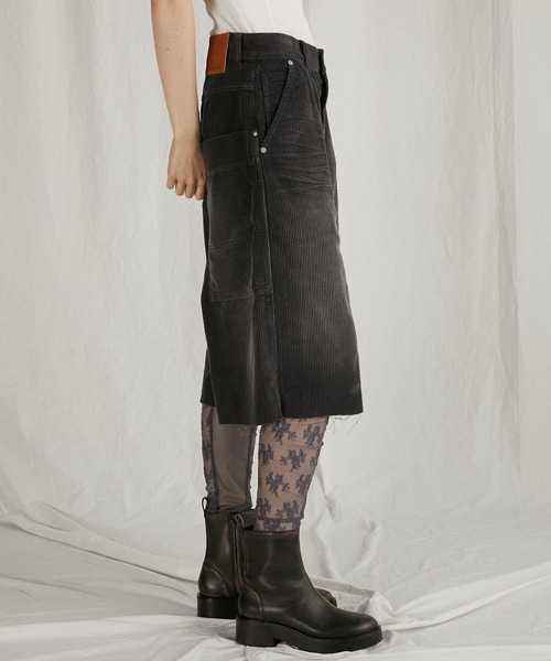 PRANK PROJECT(プランクプロジェクト)の「コーデュロイハーフパンツ/Corduroy Half Pants(その他パンツ・レディース・チャコールグレー/ベージュ・36/38)」の5枚目の写真