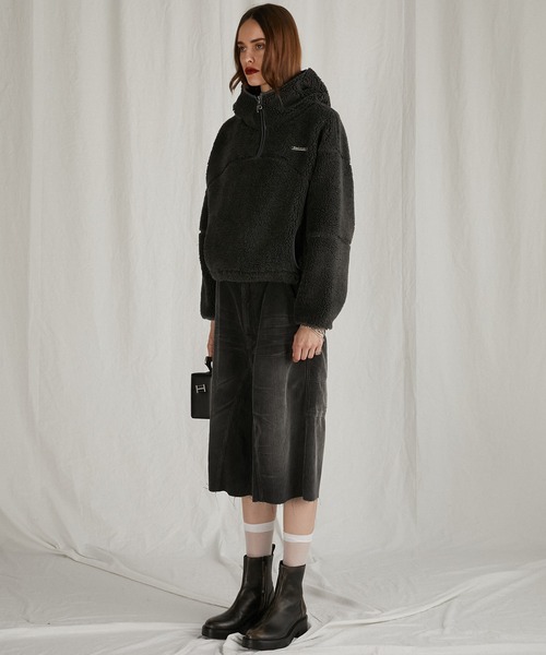 PRANK PROJECT(プランクプロジェクト)の「コーデュロイハーフパンツ/Corduroy Half Pants(その他パンツ・レディース・チャコールグレー/ベージュ・36/38)」の18枚目の写真