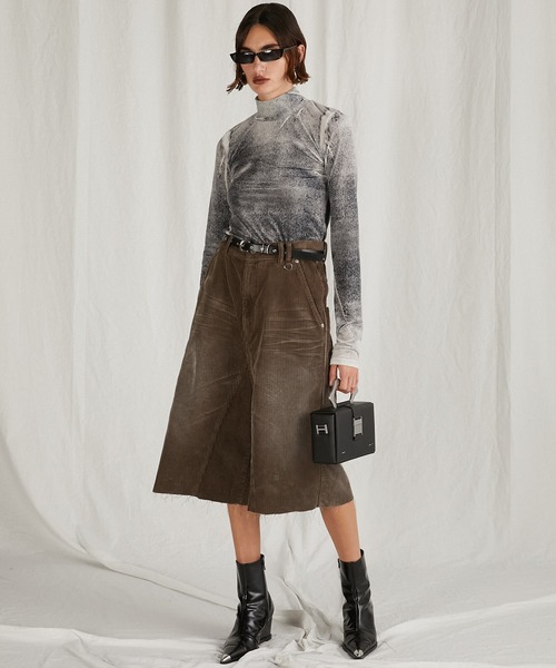 PRANK PROJECT(プランクプロジェクト)の「コーデュロイハーフパンツ/Corduroy Half Pants(その他パンツ・レディース・チャコールグレー/ベージュ・36/38)」の16枚目の写真