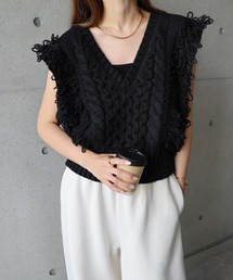 ベスト（ブラック/黒色系・フリンジ）ファッション通販 - ZOZOTOWN