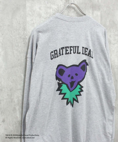 Grateful Dead(グレイトフルデッド)の「GRATEFUL DEAD グレイトフルデッド オーバーサイズ 長袖Tシャツ(Tシャツ/カットソー・メンズ・オフホワイト/杢グレー/ダークグリーン/ホワイト系/ブラック/チャコール/ベージュ/オレンジ/ホワイト系その他2/ブラック系その他/ホワイト系その他3/ベージュ系その他/ネイビー/パープル/グリーン系その他/グレー系その他/ダークグリーン系2/ホワイト系4/ベージュ系2/ブラック系2・M/L/XL)」の10枚目の写真