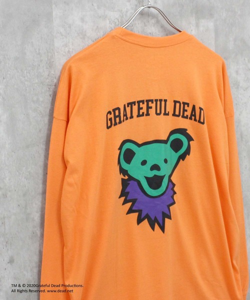 Grateful Dead(グレイトフルデッド)の「GRATEFUL DEAD グレイトフルデッド オーバーサイズ 長袖Tシャツ(Tシャツ/カットソー・メンズ・オフホワイト/杢グレー/ダークグリーン/ホワイト系/ブラック/チャコール/ベージュ/オレンジ/ホワイト系その他2/ブラック系その他/ホワイト系その他3/ベージュ系その他/ネイビー/パープル/グリーン系その他/グレー系その他/ダークグリーン系2/ホワイト系4/ベージュ系2/ブラック系2・M/L/XL)」の20枚目の写真