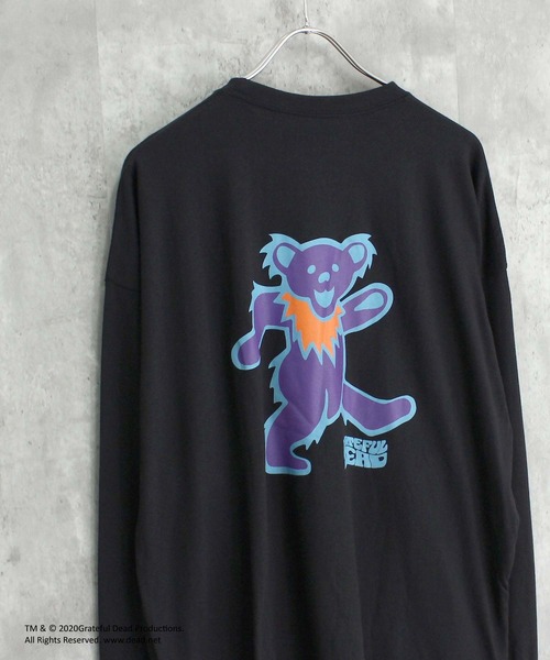 Grateful Dead(グレイトフルデッド)の「GRATEFUL DEAD グレイトフルデッド オーバーサイズ 長袖Tシャツ(Tシャツ/カットソー・メンズ・オフホワイト/杢グレー/ダークグリーン/ホワイト系/ブラック/チャコール/ベージュ/オレンジ/ホワイト系その他2/ブラック系その他/ホワイト系その他3/ベージュ系その他/ネイビー/パープル/グリーン系その他/グレー系その他/ダークグリーン系2/ホワイト系4/ベージュ系2/ブラック系2・M/L/XL)」の7枚目の写真