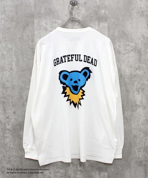 Grateful Dead(グレイトフルデッド)の「GRATEFUL DEAD グレイトフルデッド オーバーサイズ 長袖Tシャツ(Tシャツ/カットソー・メンズ・オフホワイト/杢グレー/ダークグリーン/ホワイト系/ブラック/チャコール/ベージュ/オレンジ/ホワイト系その他2/ブラック系その他/ホワイト系その他3/ベージュ系その他/ネイビー/パープル/グリーン系その他/グレー系その他/ダークグリーン系2/ホワイト系4/ベージュ系2/ブラック系2・M/L/XL)」の22枚目の写真