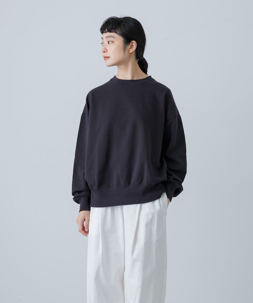 かぐれ（カグレ）の「『ユニセックス』コットンスウェットプルオーバー（スウェット・レディース・オートミール/チャコールグレー・1/2）」の14枚目の写真