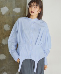 ELLEgirl | ガーターデザインシャツ【ELLEgirl/エル ガール】(シャツ/ブラウス)