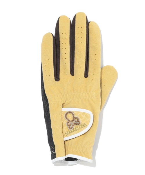 MARK & LONA(マークアンドロナ)の「Ever Ultra Suede Glove | MEN and WOMEN(ゴルフグッズ・メンズ・アイボリー/イエロー/ブルー/オレンジ/ブラック・24㎝/22cm/23㎝/20cm)」の4枚目の写真