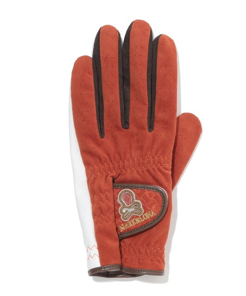 MARK & LONA(マークアンドロナ)の「Ever Ultra Suede Glove | MEN and WOMEN(ゴルフグッズ・メンズ・アイボリー/イエロー/ブルー/オレンジ/ブラック・24㎝/22cm/23㎝/20cm)」の5枚目の写真