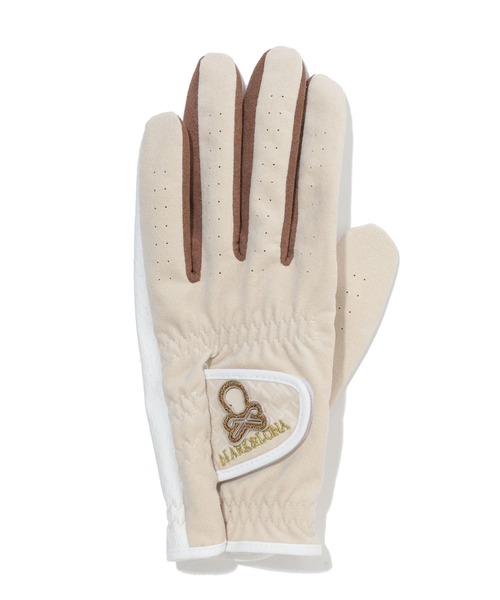 MARK & LONA(マークアンドロナ)の「Ever Ultra Suede Glove | MEN and WOMEN(ゴルフグッズ・メンズ・アイボリー/イエロー/ブルー/オレンジ/ブラック・24㎝/22cm/23㎝/20cm)」の2枚目の写真