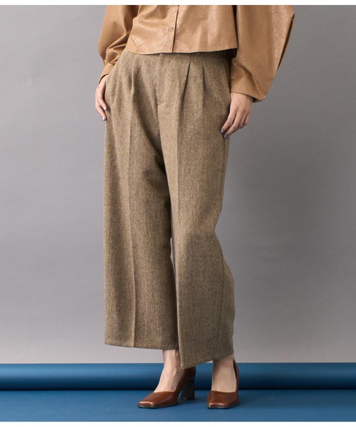 【セール】ウエストタックワイドパンツ（その他パンツ）｜Settimissimo（セッティミッシモ）