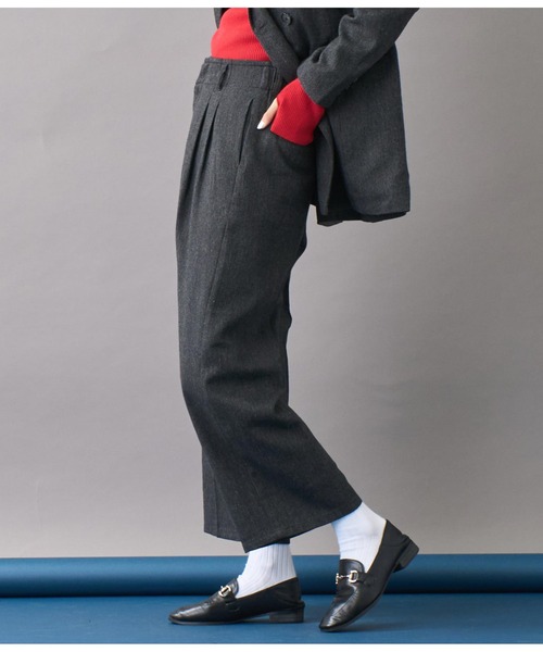 【セール】ウエストタックワイドパンツ（その他パンツ）｜Settimissimo（セッティミッシモ）