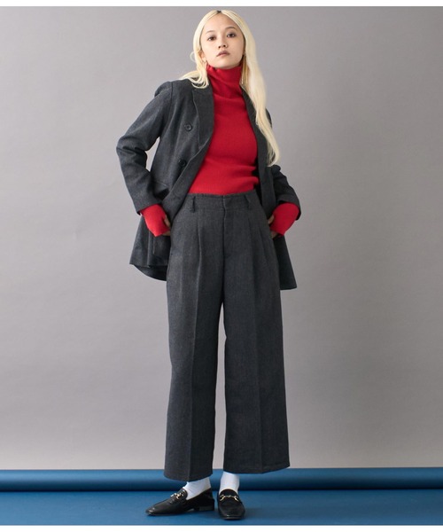 【セール】ウエストタックワイドパンツ（その他パンツ）｜Settimissimo（セッティミッシモ）