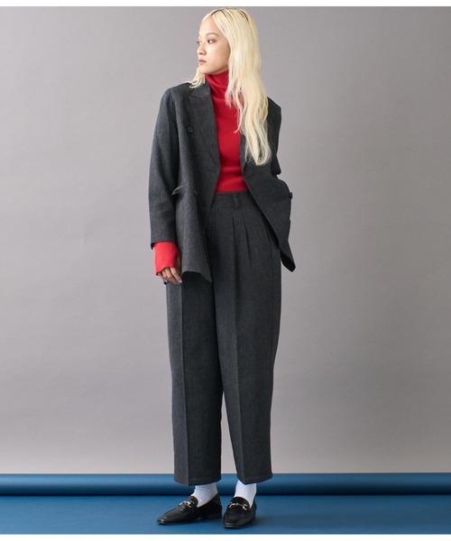 【セール】ウエストタックワイドパンツ（その他パンツ）｜Settimissimo（セッティミッシモ）