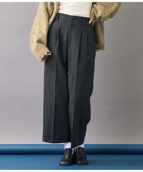 【セール】ウエストタックワイドパンツ（その他パンツ）｜Settimissimo（セッティミッシモ）