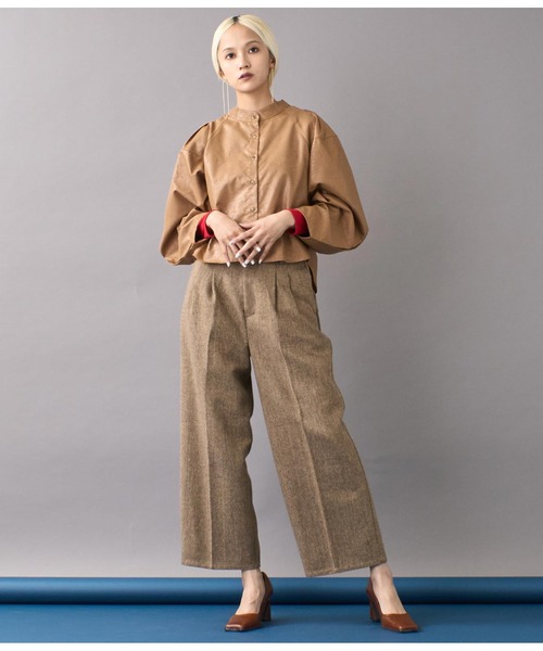 【セール】ウエストタックワイドパンツ（その他パンツ）｜Settimissimo（セッティミッシモ）