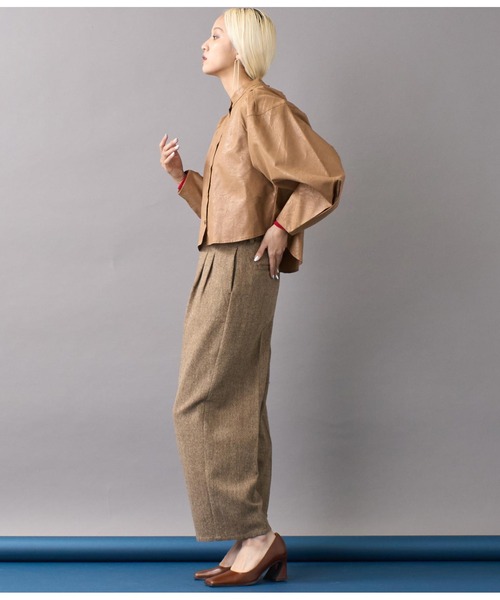 【セール】ウエストタックワイドパンツ（その他パンツ）｜Settimissimo（セッティミッシモ）