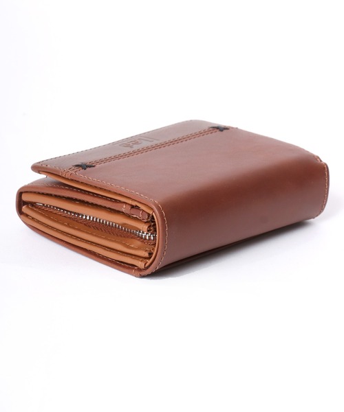 Lee(リー)の「Lee/リー Leather Wallet/牛革 レザー ウォレット/中ラウンドファスナー 二つ折り 財布/コンパクト/メンズ レディース(財布・メンズ・ブラック/ブラウン/ダークブラウン・FREE)」の15枚目の写真