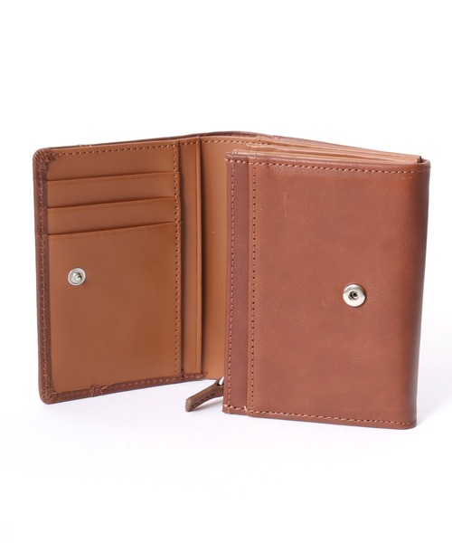 Lee(リー)の「Lee/リー Leather Wallet/牛革 レザー ウォレット/中ラウンドファスナー 二つ折り 財布/コンパクト/メンズ レディース(財布・メンズ・ブラック/ブラウン/ダークブラウン・FREE)」の19枚目の写真