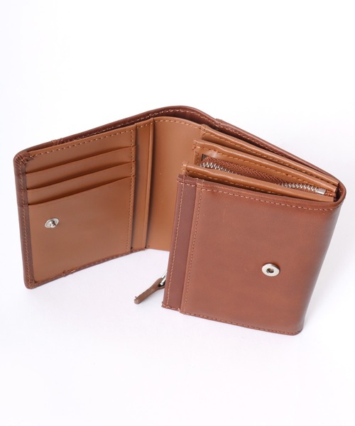 Lee(リー)の「Lee/リー Leather Wallet/牛革 レザー ウォレット/中ラウンドファスナー 二つ折り 財布/コンパクト/メンズ レディース(財布・メンズ・ブラック/ブラウン/ダークブラウン・FREE)」の20枚目の写真