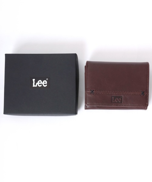 Lee(リー)の「Lee/リー Leather Wallet/牛革 レザー ウォレット/中ラウンドファスナー 二つ折り 財布/コンパクト/メンズ レディース(財布・メンズ・ブラック/ブラウン/ダークブラウン・FREE)」の11枚目の写真