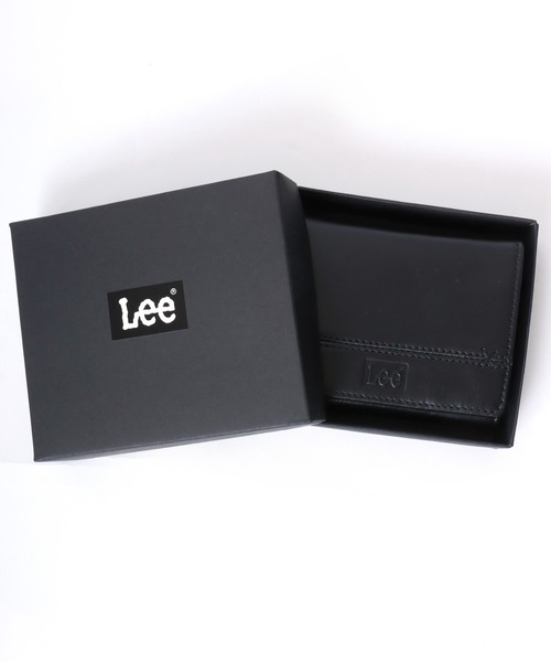 Lee(リー)の「Lee/リー Leather Wallet/牛革 レザー ウォレット/中ラウンドファスナー 二つ折り 財布/コンパクト/メンズ レディース(財布・メンズ・ブラック/ブラウン/ダークブラウン・FREE)」の7枚目の写真