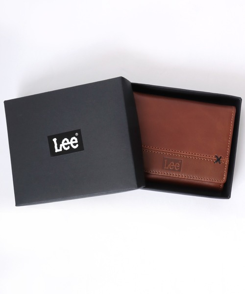 Lee(リー)の「Lee/リー Leather Wallet/牛革 レザー ウォレット/中ラウンドファスナー 二つ折り 財布/コンパクト/メンズ レディース(財布・メンズ・ブラック/ブラウン/ダークブラウン・FREE)」の9枚目の写真