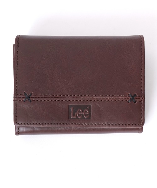 Lee(リー)の「Lee/リー Leather Wallet/牛革 レザー ウォレット/中ラウンドファスナー 二つ折り 財布/コンパクト/メンズ レディース(財布・メンズ・ブラック/ブラウン/ダークブラウン・FREE)」の5枚目の写真