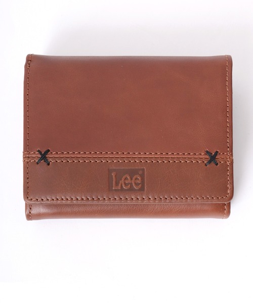 Lee(リー)の「Lee/リー Leather Wallet/牛革 レザー ウォレット/中ラウンドファスナー 二つ折り 財布/コンパクト/メンズ レディース(財布・メンズ・ブラック/ブラウン/ダークブラウン・FREE)」の6枚目の写真