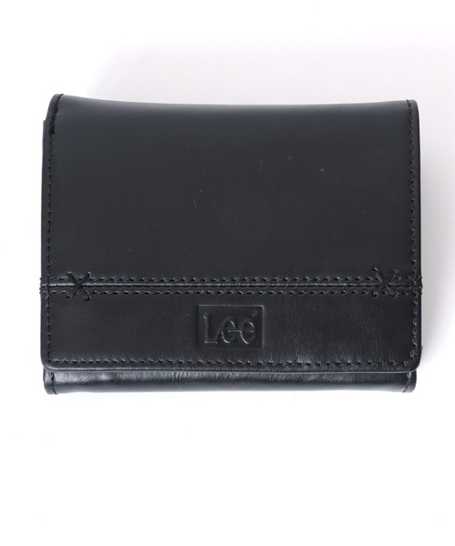 Lee(リー)の「Lee/リー Leather Wallet/牛革 レザー ウォレット/中ラウンドファスナー 二つ折り 財布/コンパクト/メンズ レディース(財布・メンズ・ブラック/ブラウン/ダークブラウン・FREE)」の4枚目の写真