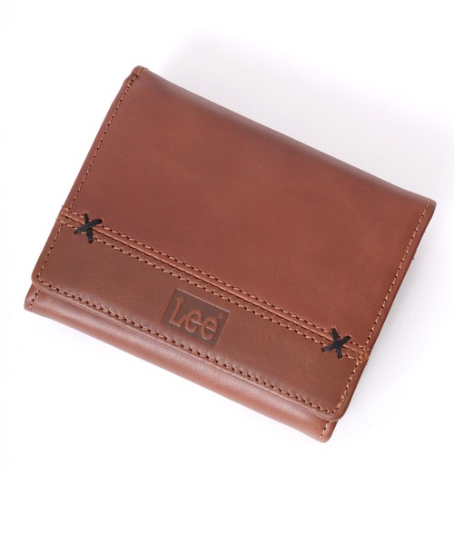 Lee(リー)の「Lee/リー Leather Wallet/牛革 レザー ウォレット/中ラウンドファスナー 二つ折り 財布/コンパクト/メンズ レディース(財布・メンズ・ブラック/ブラウン/ダークブラウン・FREE)」の13枚目の写真