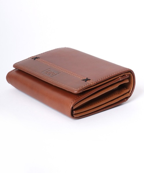 Lee(リー)の「Lee/リー Leather Wallet/牛革 レザー ウォレット/中ラウンドファスナー 二つ折り 財布/コンパクト/メンズ レディース(財布・メンズ・ブラック/ブラウン/ダークブラウン・FREE)」の16枚目の写真