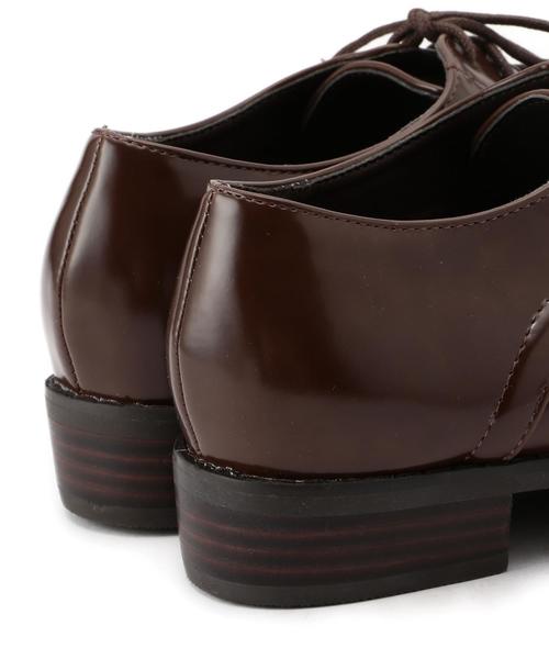 green label relaxing（グリーンレーベルリラクシング）の「CB PLANE TOE レースアップシューズ◆（ドレスシューズ・レディース・ブラック/ブラウン・L(24.5)/M(23.5)/S(22.5)）」の9枚目の写真