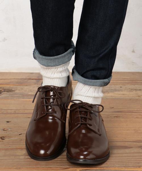 green label relaxing（グリーンレーベルリラクシング）の「CB PLANE TOE レースアップシューズ◆（ドレスシューズ・レディース・ブラック/ブラウン・L(24.5)/M(23.5)/S(22.5)）」の10枚目の写真