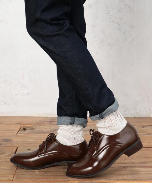 green label relaxing（グリーンレーベルリラクシング）の「CB PLANE TOE レースアップシューズ◆（ドレスシューズ・レディース・ブラック/ブラウン・L(24.5)/M(23.5)/S(22.5)）」の11枚目の写真