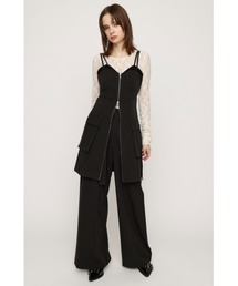 SLY | LAYERD MANNISH OP レイヤード マニッシュ ワンピース(ワンピース)